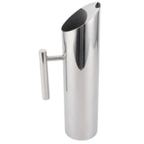 2L Large Capacity Stainless Steel Water Jug Cold Drinking Pitcher Home Hotel Serving Tool - 45-Degree Angle