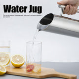 2L Large Capacity Stainless Steel Water Jug Cold Drinking Pitcher Home Hotel Serving Tool - Extra Image