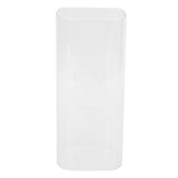 400ml Water Cup Square Heat-Resistant Glass Mug Beverage Milk Breakfast Cup DrinkwareCrown Pattern
