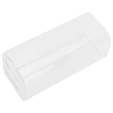 400ml Water Cup Square Heat-Resistant Glass Mug Beverage Milk Breakfast Cup DrinkwareCrown Pattern