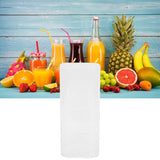 400ml Water Cup Square Heat-Resistant Glass Mug Beverage Milk Breakfast Cup DrinkwareCrown Pattern - Extra Image