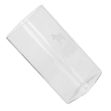 400ml Water Cup Square Heat-Resistant Glass Mug Beverage Milk Breakfast Cup DrinkwareHorse Pattern - Front View