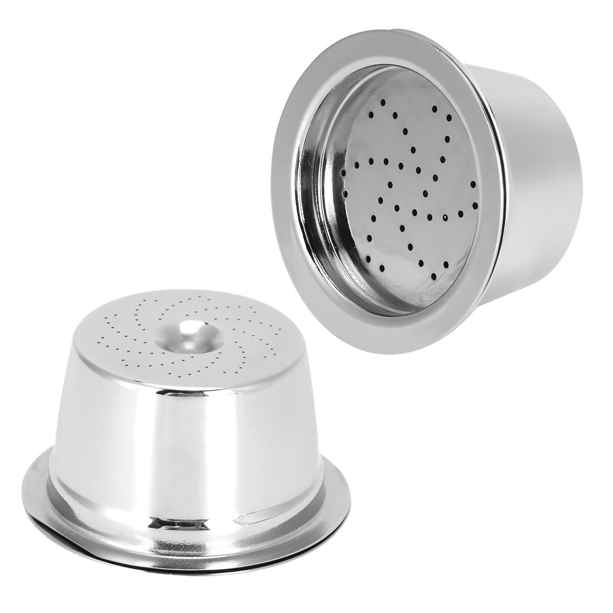 Coffee Capsule Reusable Refillable Coffee Filter Cup with Spoon Brush Fit for Kfee