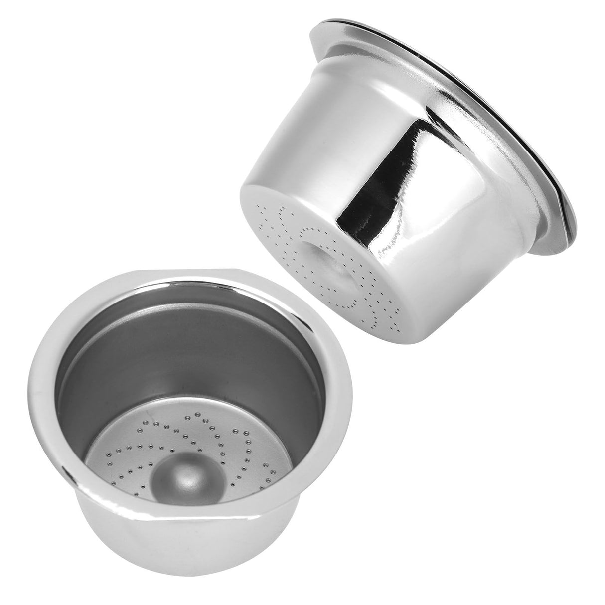Coffee Capsule Reusable Refillable Coffee Filter Cup with Spoon Brush Fit for Kfee