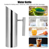 Water Kettle Stainless Steel Teapot Coffee Juice Pot Drinkware for Home Bar Restaurant1.5L