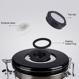 Coffee Bean Container with Exhaust Valve Tea Leaf Storage Canister for Kitchen Use(Silver Spoon 1.8L (Filled 750g Coffee Bean)) - Extra Image
