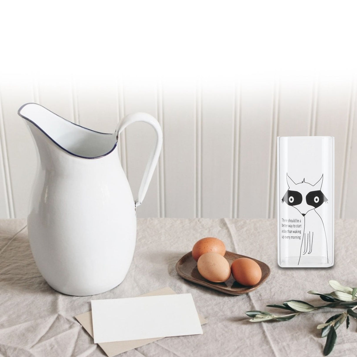 400ml Printed Pattern Milk Glass Mugs Tea Coffee Breakfast Milk Glass Cup DrinkwareFox