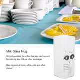 400ml Printed Pattern Milk Glass Mugs Tea Coffee Breakfast Milk Glass Cup DrinkwareFox