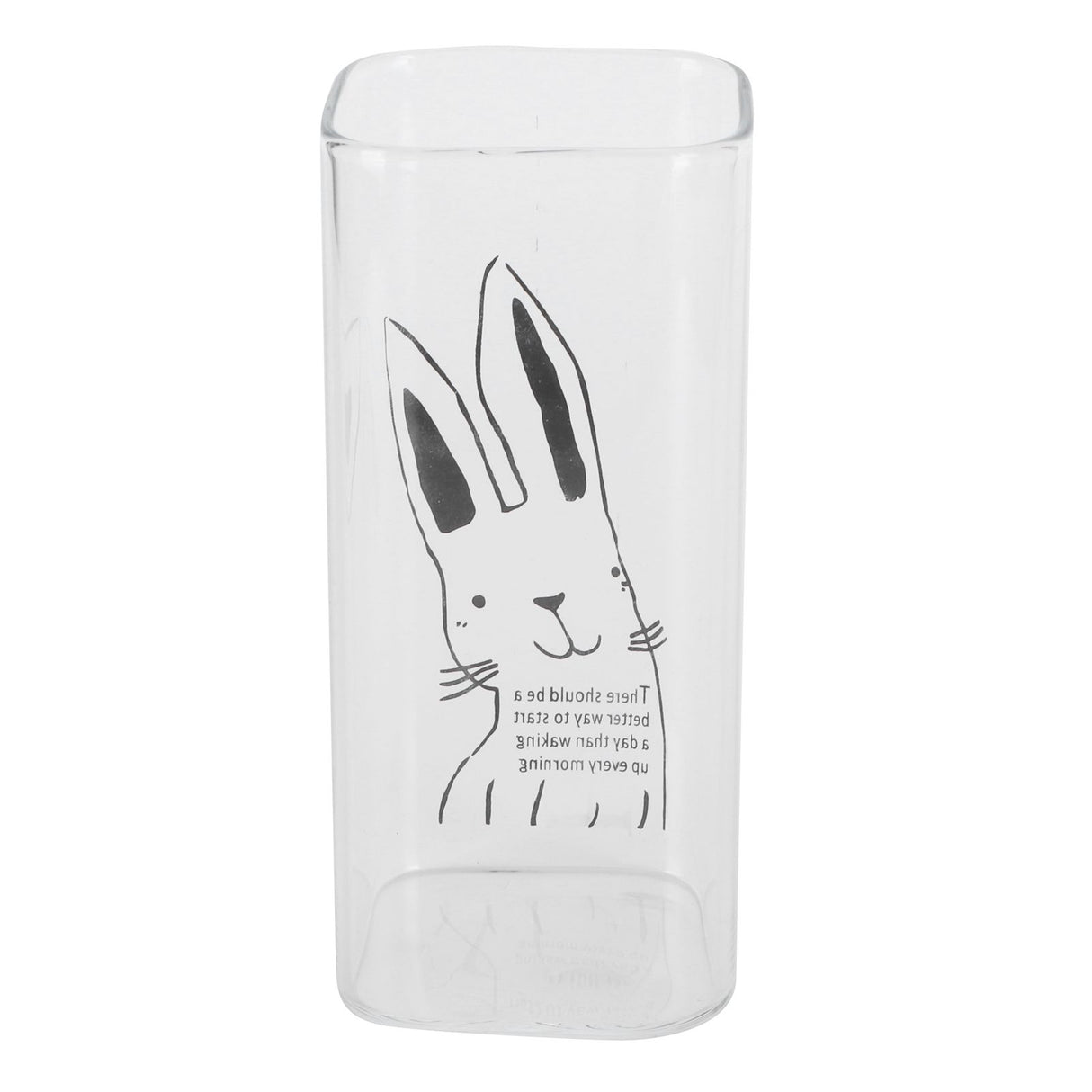 400ml Printed Pattern Milk Glass Mugs Tea Coffee Breakfast Milk Glass Cup DrinkwareRabbit