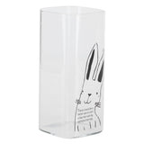 400ml Printed Pattern Milk Glass Mugs Tea Coffee Breakfast Milk Glass Cup DrinkwareRabbit - Side View