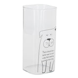400ml Printed Pattern Milk Glass Mugs Tea Coffee Breakfast Milk Glass Cup DrinkwareDog - Side View