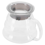 Glass Coffee Server Professional Glass Coffee Carafe Coffee Pot for Bar Kitchen Counter500ml