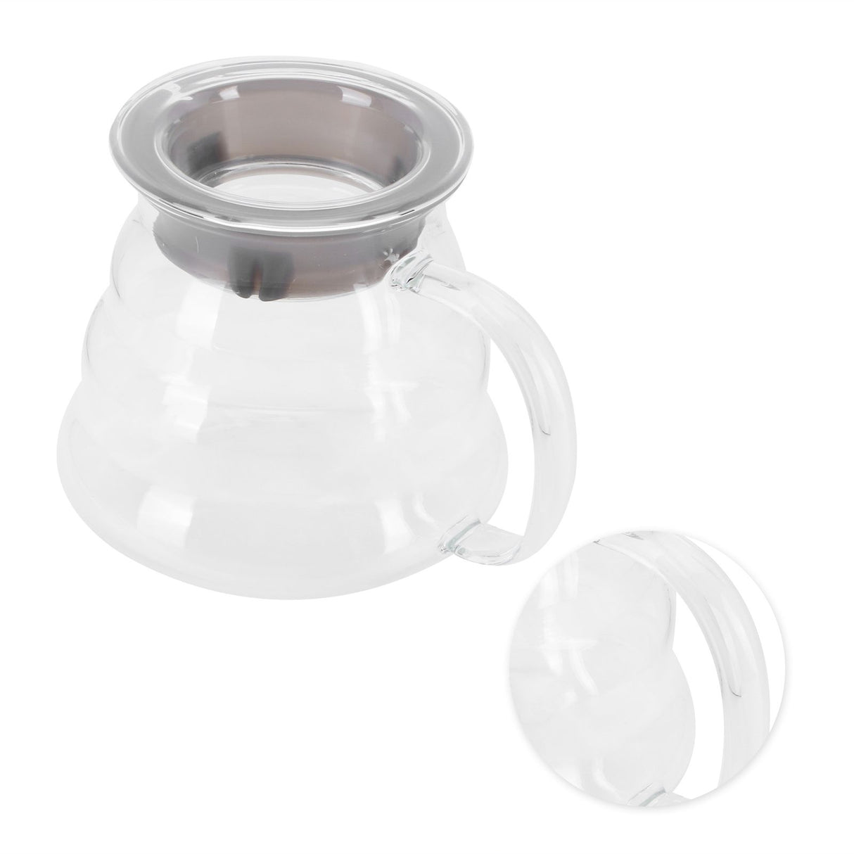 Glass Coffee Server Professional Glass Coffee Carafe Coffee Pot for Bar Kitchen Counter500ml