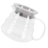Glass Coffee Server Professional Glass Coffee Carafe Coffee Pot for Bar Kitchen Counter700ml
