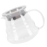 Glass Coffee Server Professional Glass Coffee Carafe Coffee Pot for Bar Kitchen Counter700ml - Top-Down View