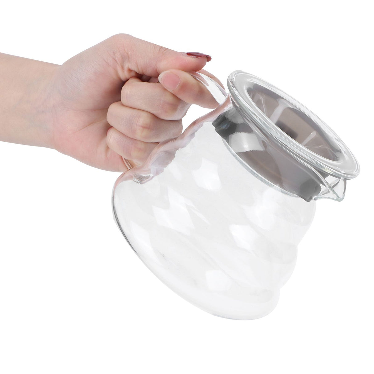 Glass Coffee Server Professional Glass Coffee Carafe Coffee Pot for Bar Kitchen Counter700ml