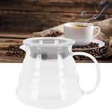 Glass Coffee Server Professional Glass Coffee Carafe Coffee Pot for Bar Kitchen Counter700ml