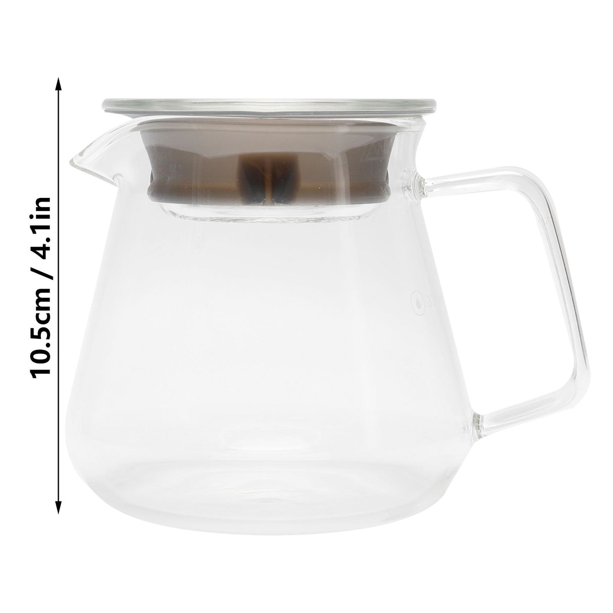 Glass Pour Over Coffee Maker Coffee Pot Kettle for Home Office Cafe Shop Supplies300ml