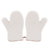 1Pair Heat Resistant Gloves Microwave Oven Mitts Cooking Tools for Home Restaurant