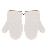 1Pair Heat Resistant Gloves Microwave Oven Mitts Cooking Tools for Home Restaurant