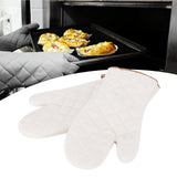 1Pair Heat Resistant Gloves Microwave Oven Mitts Cooking Tools for Home Restaurant - Extra Image