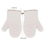 1Pair Heat Resistant Gloves Microwave Oven Mitts Cooking Tools for Home Restaurant - Extra Image