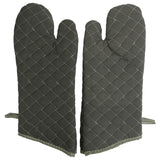 Baking Gloves Green Cotton Thick Heat Resistant Gloves for Electric Oven Kitchen Accessory