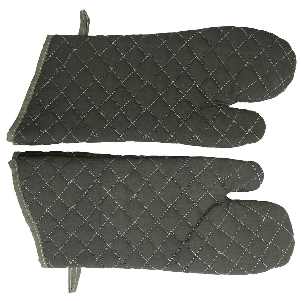 Baking Gloves Green Cotton Thick Heat Resistant Gloves for Electric Oven Kitchen Accessory