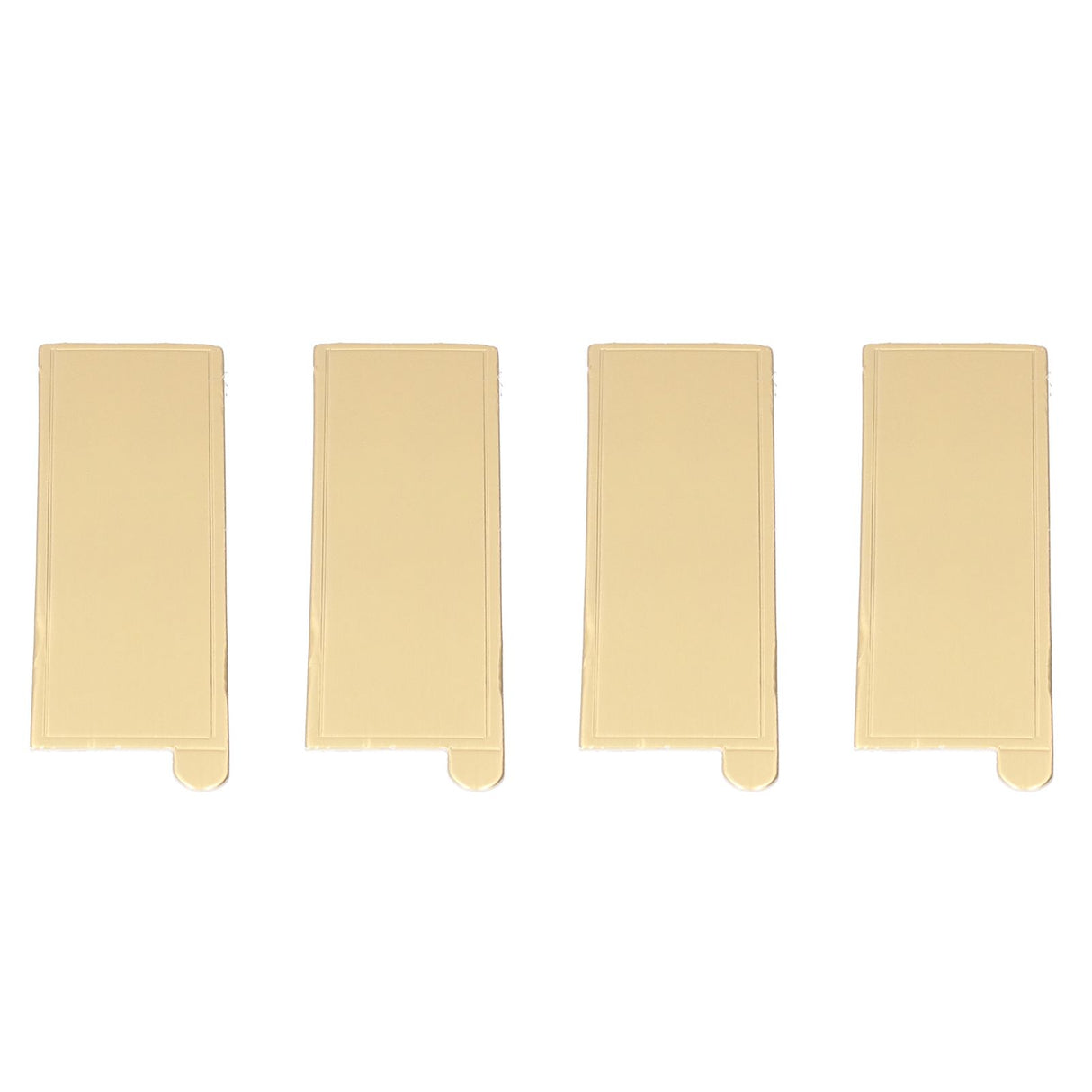 100PCS Rectangle Mousse Cake Boards Cupcake Base Dessert Display Tray Cardboard Decoration Tools