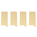 100PCS Rectangle Mousse Cake Boards Cupcake Base Dessert Display Tray Cardboard Decoration Tools