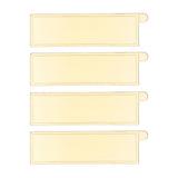 100PCS Rectangle Mousse Cake Boards Cupcake Base Dessert Display Tray Cardboard Decoration Tools - Close-Up Angle