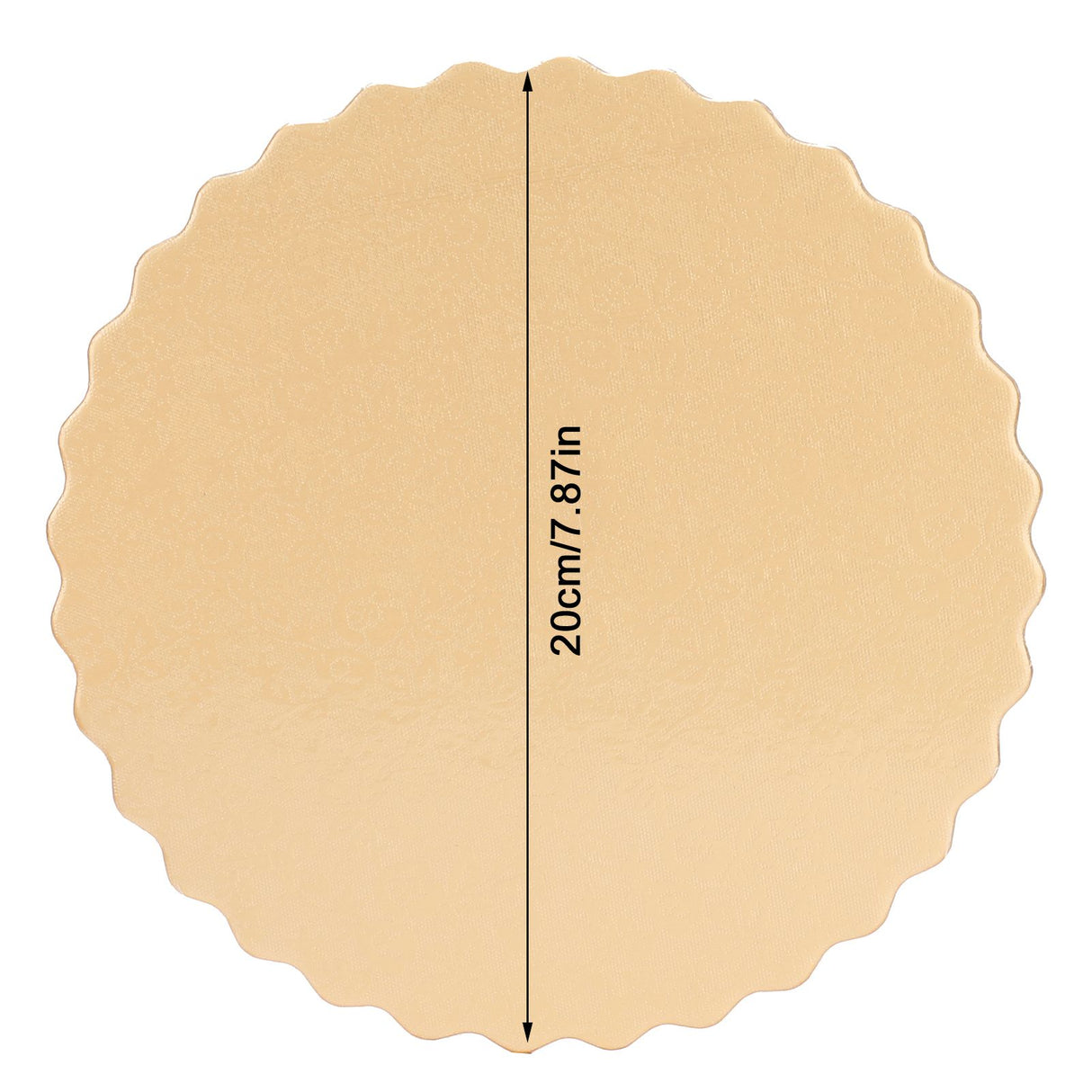 10PCS Double Sided Pattern Round Cake Boards Reusable Cake Trays for Wedding Birthday Party(6in )