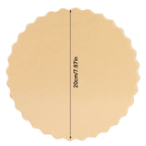 10PCS Double Sided Pattern Round Cake Boards Reusable Cake Trays for Wedding Birthday Party(6in ) - Extra Image
