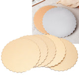 10PCS Double Sided Pattern Round Cake Boards Reusable Cake Trays for Wedding Birthday Party(12 pouces ) - Extra Image