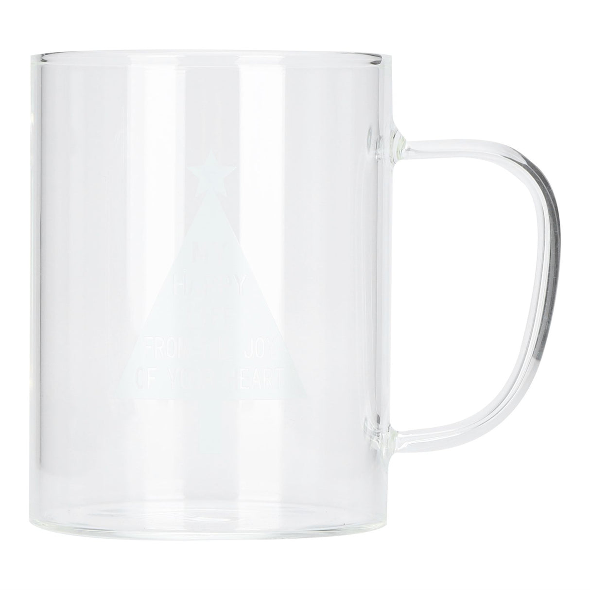 350ml Transparent Milk Cup Coffee Mug Tea Glass Drinkware with Handle for Kitchen SuppliesPine