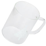350ml Transparent Milk Cup Coffee Mug Tea Glass Drinkware with Handle for Kitchen SuppliesPine