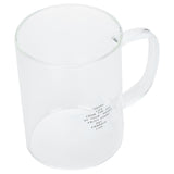 350ml Transparent Milk Cup Coffee Mug Tea Glass Drinkware with Handle for Kitchen Supplies(Five Pointed Star )