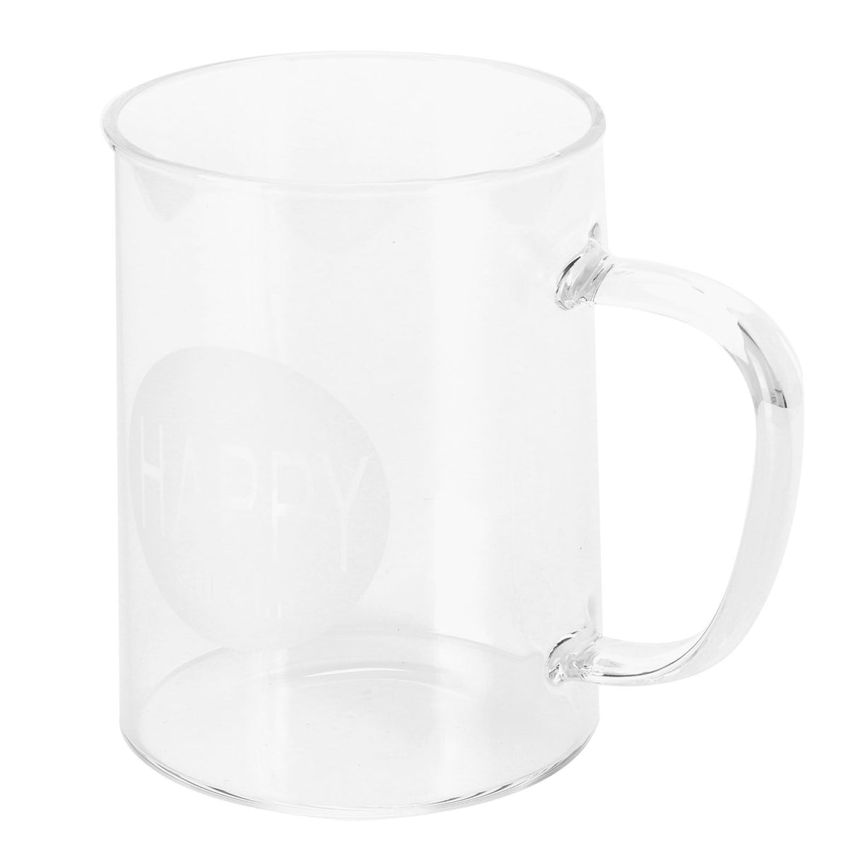 350ml Coffee Cup Transparent High Borosilicate Glass Mug with Handle for Milk Tea Beverage