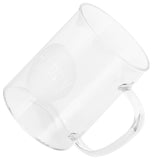 350ml Coffee Cup Transparent High Borosilicate Glass Mug with Handle for Milk Tea Beverage