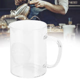 350ml Coffee Cup Transparent High Borosilicate Glass Mug with Handle for Milk Tea Beverage - Extra Image