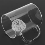 350ml Coffee Cup Transparent High Borosilicate Glass Mug with Handle for Milk Tea Beverage - Extra Image