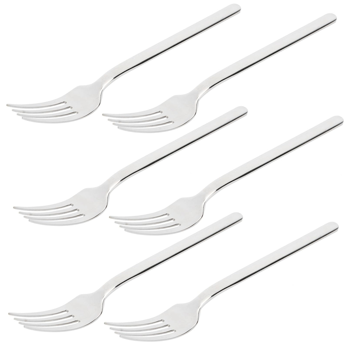 12Pcs 316 Stainless Steel Fork Dinner Fork Set Supplies for Kitchen Dining Room Daily Use