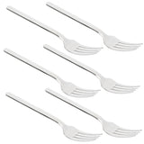 12Pcs 316 Stainless Steel Fork Dinner Fork Set Supplies for Kitchen Dining Room Daily Use - Low Angle