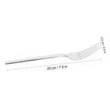 12Pcs 316 Stainless Steel Fork Dinner Fork Set Supplies for Kitchen Dining Room Daily Use