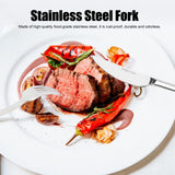 12Pcs 316 Stainless Steel Fork Dinner Fork Set Supplies for Kitchen Dining Room Daily Use