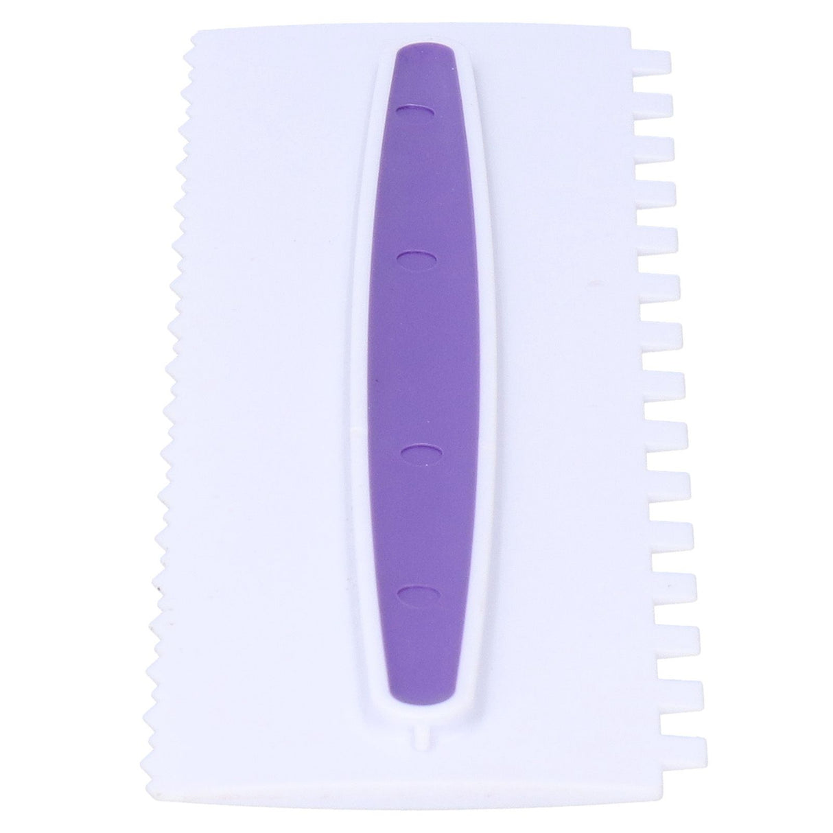 3Pcs Cake Icing Spatula Frosting Scraper Comb Edge Smoothing Decorating Tool Plastic