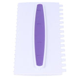 3Pcs Cake Icing Spatula Frosting Scraper Comb Edge Smoothing Decorating Tool Plastic