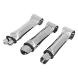 3pcs Stainless Steel Cake Crimper Cake Making Decorating Clamp Mould DIY Baking Tools - 45-Degree Angle