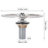 Stainless Stee High Pressure Glass Rinser Automatic Cup Rinser Washer for Bar Kitchen Sinks
