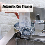 Automatic Cup Washer Machine Stainless Steel Bar Glass Rinser for Hotel Bar Coffee Shop - Extra Image